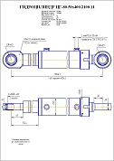 Гидроцилиндр ЦГ-80.50х400.2100.11