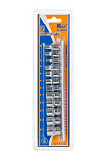 Набор торцевых головок Kraft 1/4"Dr. 12 шт. 4-13 мм (700314)