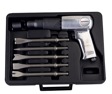 Пневмозубило BM-2715PSR в наборе с зубилами