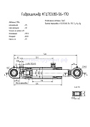 Гидроцилиндр КГЦ 703.80-56-170