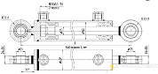 Гидроцилиндр МС50/25х630-3(4).11(835)