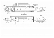 Гидроцилиндр ЦГ-125.80х800.18