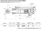 Гидроцилиндр выдвижения противовеса ГД 23-000.00