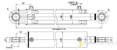 Гидроцилиндр МС100/50х630-3(4).11(995)