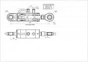 Гидроцилиндр ЦГ-80.40х85.11