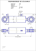 Гидроцилиндр ЦГ-125.63х800.11