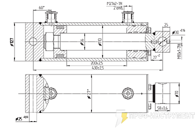 Гидроцилиндр МС110/56х200-3(4).22