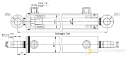 Гидроцилиндр МС50/25х160-3(4).22(395)
