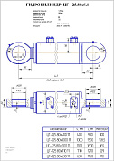 Гидроцилиндр ЦГ-125.80х630.11