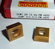 Режущая пластина CoroTurnⓇ 107 для точения SCMT 3(2.5)1-PM 4035