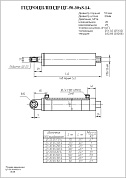 Гидроцилиндр ЦГ-50.30х300.14