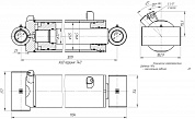 Гидроцилиндр ЦГ-125.70х740.22