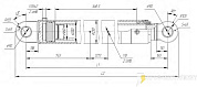 Гидроцилиндр подъема стрелы ГЦ-200.160х2275.11 (297), КС-55713-3.63.400-2.01