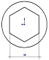 Головка торцевая PNG S16M29L