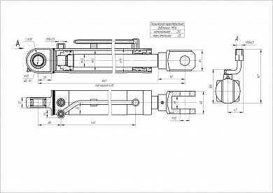 Гидроцилиндр ЦГ-63.40х400.18