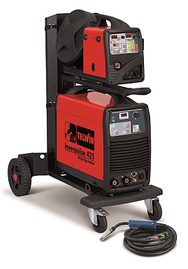 Сварочный полуавтомат Telwin INVERPULSE 425 MIG/TIG/MMA 400V+ACC