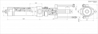 Гидроцилиндр ЦГ-125.100х7015.41