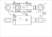 Гидроцилиндр ЦГ-160.80х125.22