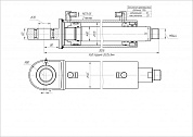 Гидроцилиндр ЦГ-125.80х2625.13