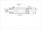 Гидроцилиндр ЦГ-100.50х250.17