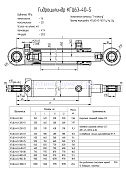 Гидроцилиндр КГЦ 63-40-400-04