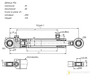 Гидроцилиндр КГЦ 101-04.50-32-160